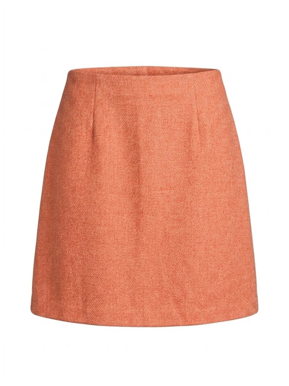 Vintage Ann Taylor 100% Boiled Wool Mini Skirt
Pumpkin Orange 90s Y2K Size 10